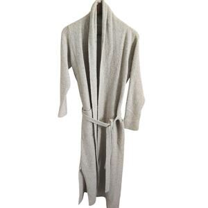 Peruvian Connection Alpaca Duster Cardigan Sweater Gray Open Front Women's XS